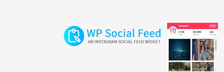 WP Social Feed Gallery Preview Wordpress Plugin - Rating, Reviews, Demo & Download