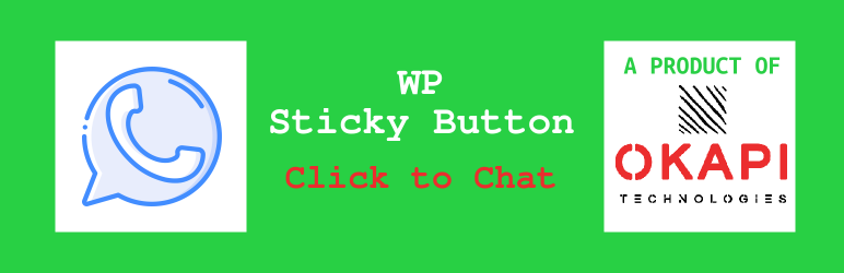 WP Sticky Button – Click To Chat Preview Wordpress Plugin - Rating, Reviews, Demo & Download