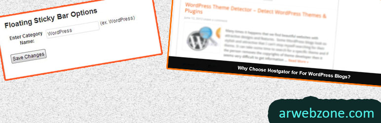 WP Sticky Footer Bar Preview Wordpress Plugin - Rating, Reviews, Demo & Download