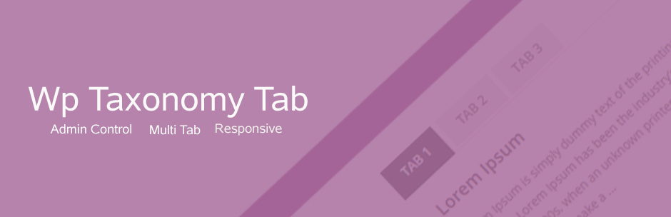 Wp Taxonomy Tab Preview Wordpress Plugin - Rating, Reviews, Demo & Download