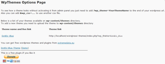WP Themes Plugin Preview - Rating, Reviews, Demo & Download