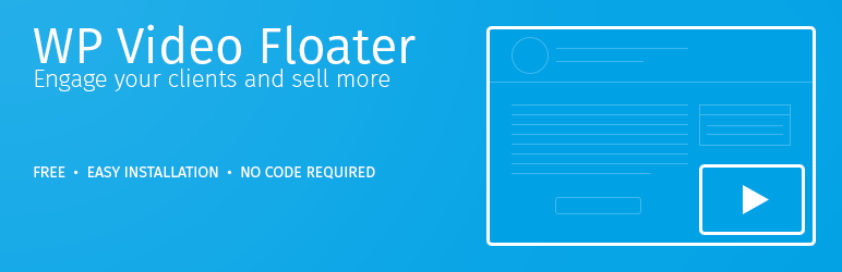 WP Video Floater Preview Wordpress Plugin - Rating, Reviews, Demo & Download