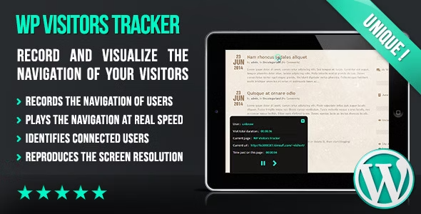 WP Visitors Tracker Preview Wordpress Plugin - Rating, Reviews, Demo & Download