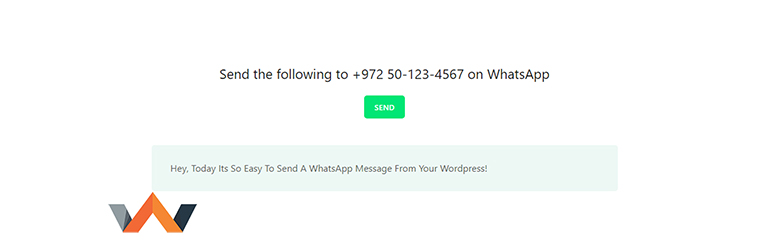 WP WhatsApp Preview Wordpress Plugin - Rating, Reviews, Demo & Download