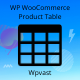 WP WooCommerce Product Table