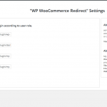 WP WooCommerce Redirect