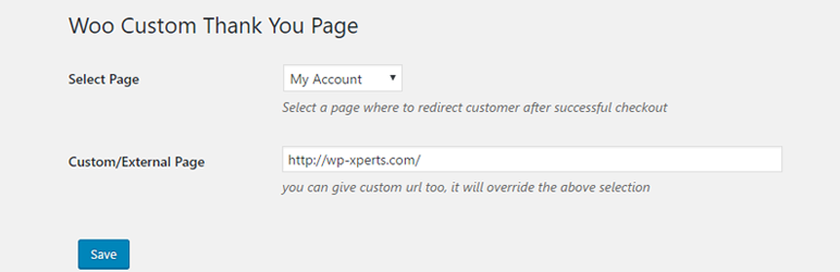 WP-xPerts Woocommerce Custom Thank You Page Preview Wordpress Plugin - Rating, Reviews, Demo & Download