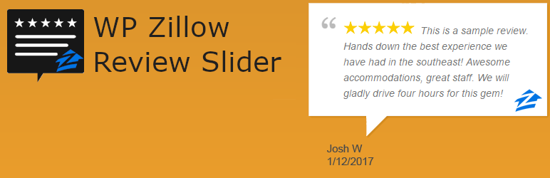WP Zillow Review Slider Preview Wordpress Plugin - Rating, Reviews, Demo & Download