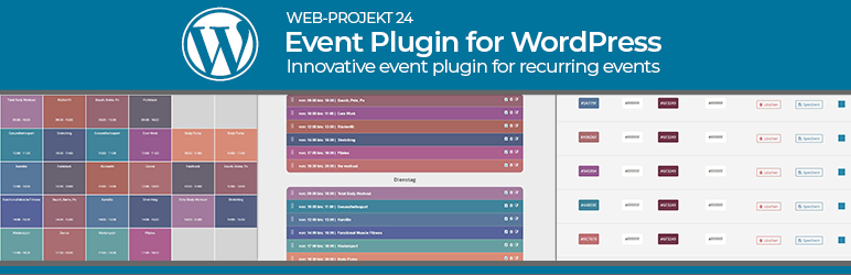 WP24 EVENTS Preview Wordpress Plugin - Rating, Reviews, Demo & Download