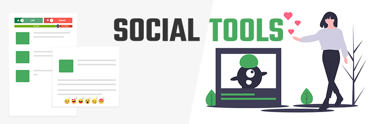 WPAC Social Tools – Like, React & Share Preview Wordpress Plugin - Rating, Reviews, Demo & Download