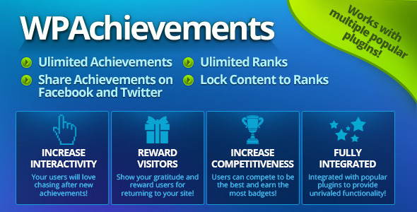 WPAchievements – WordPress Achievements Plugin Preview - Rating, Reviews, Demo & Download