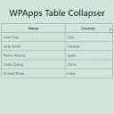 WPApps Table Collapser