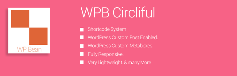 WPB Circliful Preview Wordpress Plugin - Rating, Reviews, Demo & Download
