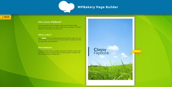 WPBakery Page Builder Add-on – Classy FlipBook Preview Wordpress Plugin - Rating, Reviews, Demo & Download