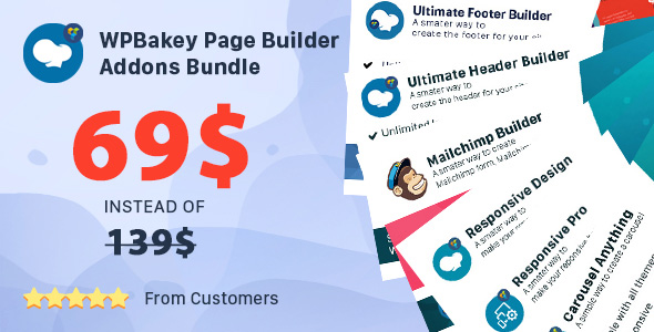 WPBakery Page Builder Addons Bundle (formerly Visual Composer) Preview Wordpress Plugin - Rating, Reviews, Demo & Download
