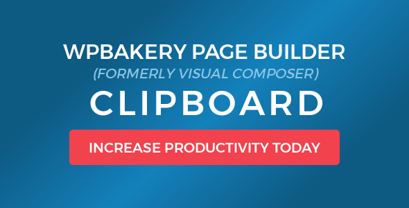 WPBakery Page Builder Clipboard Preview Wordpress Plugin - Rating, Reviews, Demo & Download