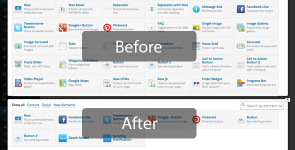 WPBakery Page Builder Extension Remover Preview Wordpress Plugin - Rating, Reviews, Demo & Download