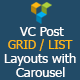 WPBakery Page Builder – Post Grid/List Layout With Carousel