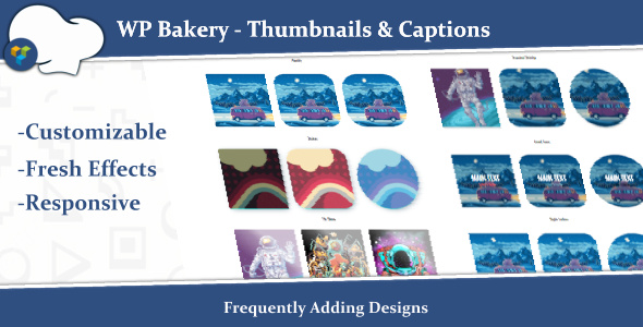 WPBakery – Thumbnails & Captions Preview Wordpress Plugin - Rating, Reviews, Demo & Download