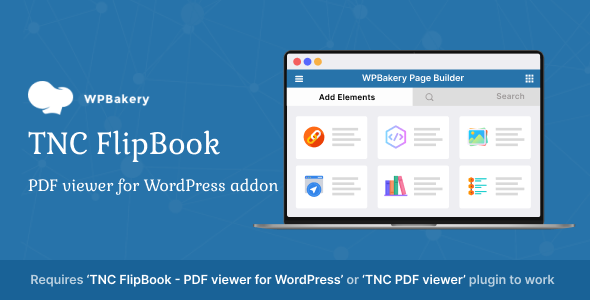 WPBakery – TNC FlipBook – PDF Viewer Plugin for Wordpress Addon Preview - Rating, Reviews, Demo & Download