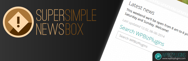 WPBizPlugins Super Simple News Box Preview - Rating, Reviews, Demo & Download