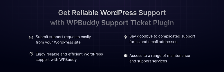WPBuddy – Get Reliable WordPress Support Preview - Rating, Reviews, Demo & Download