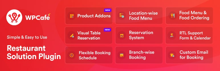 WPCafe – Online Food Ordering, Restaurant Menu, Delivery, And Reservations For WooCommerce Preview Wordpress Plugin - Rating, Reviews, Demo & Download