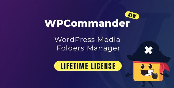 WPCommander WordPress Media Folders Manager Preview - Rating, Reviews, Demo & Download