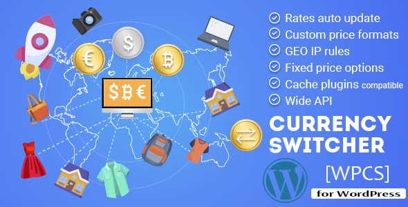 WPCS – WordPress Currency Switcher Professional – Multi Currency Preview - Rating, Reviews, Demo & Download