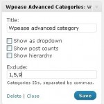 Wpease Advanced Widgets