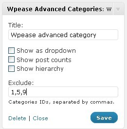 Wpease Advanced Widgets Preview Wordpress Plugin - Rating, Reviews, Demo & Download