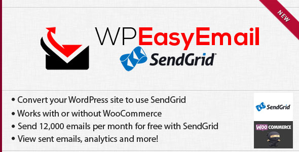 WPEasyEmail – SendGrid Preview Wordpress Plugin - Rating, Reviews, Demo & Download