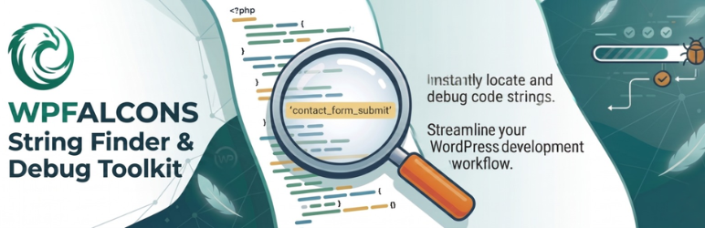 WPFalcons String Finder & Debug Toolkit Preview Wordpress Plugin - Rating, Reviews, Demo & Download