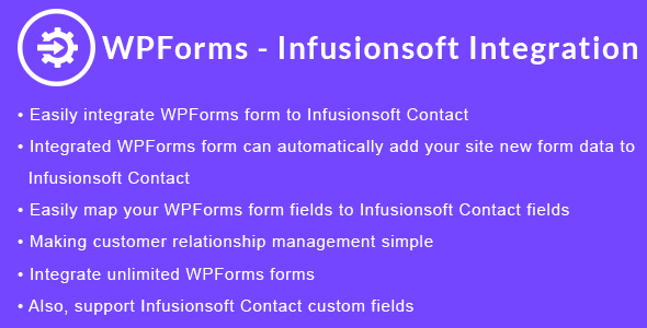 WPForms – Infusionsoft Integration | WPForms – Keap CRM Integration Preview Wordpress Plugin - Rating, Reviews, Demo & Download