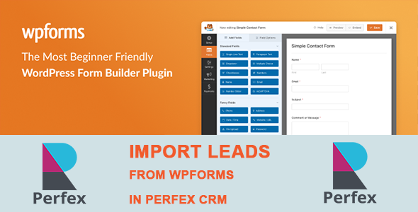 WPForms – Perfex CRM Integration Preview Wordpress Plugin - Rating, Reviews, Demo & Download
