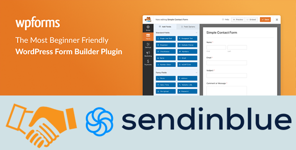 WPForms – Sendinblue CRM Integration Preview Wordpress Plugin - Rating, Reviews, Demo & Download