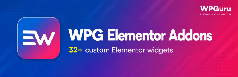 WPG Addons For Elementor Preview Wordpress Plugin - Rating, Reviews, Demo & Download