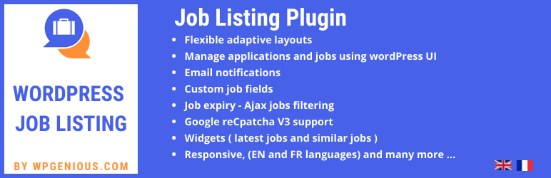 WpGenius Job Listing Preview Wordpress Plugin - Rating, Reviews, Demo & Download