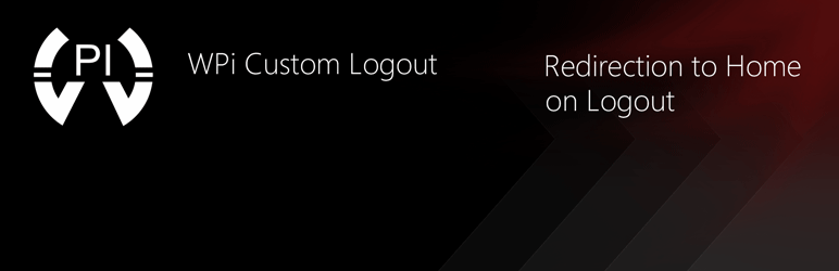 WPi Custom Logout – Redirect To Home Page On Logout Preview Wordpress Plugin - Rating, Reviews, Demo & Download