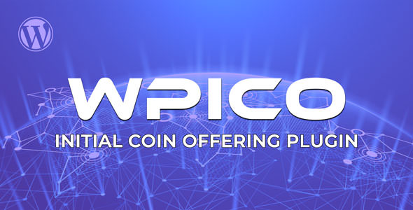 WPICO – Initial Coin Offering Wordpress Plugin Preview - Rating, Reviews, Demo & Download