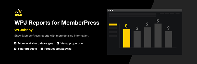 WPJ Reports For MemberPress Preview Wordpress Plugin - Rating, Reviews, Demo & Download