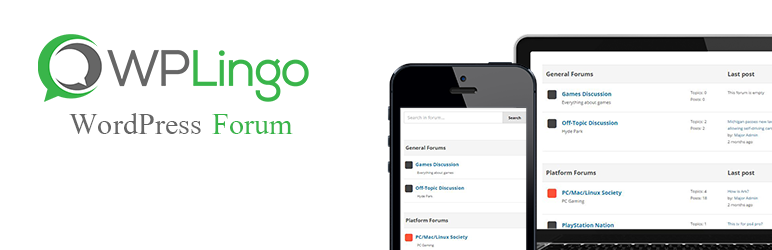WPLingo – Forum Plugin Preview - Rating, Reviews, Demo & Download