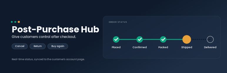 WPMake Post-Purchase Hub For WooCommerce Preview Wordpress Plugin - Rating, Reviews, Demo & Download