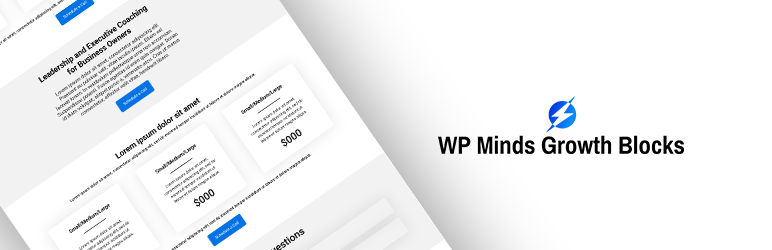 WPMinds Growth Blocks Preview Wordpress Plugin - Rating, Reviews, Demo & Download