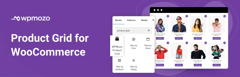 WPMozo Product Grid For WooCommerce Preview Wordpress Plugin - Rating, Reviews, Demo & Download