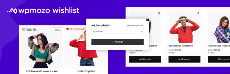WPMozo Wishlist Lite For WooCommerce Preview Wordpress Plugin - Rating, Reviews, Demo & Download