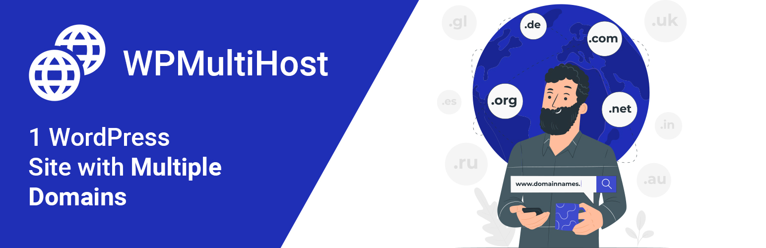 WPMultiHost – 1 WordPress Site With Multiple Domains Preview - Rating, Reviews, Demo & Download
