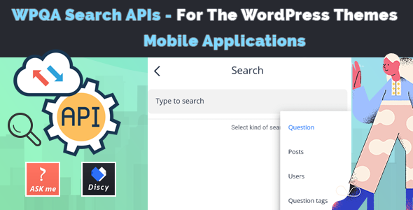 WPQA Search APIs – Addon For The WordPress Themes Preview - Rating, Reviews, Demo & Download