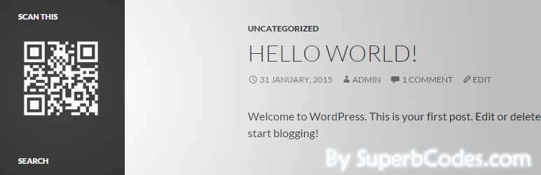 WpQrCode Preview Wordpress Plugin - Rating, Reviews, Demo & Download