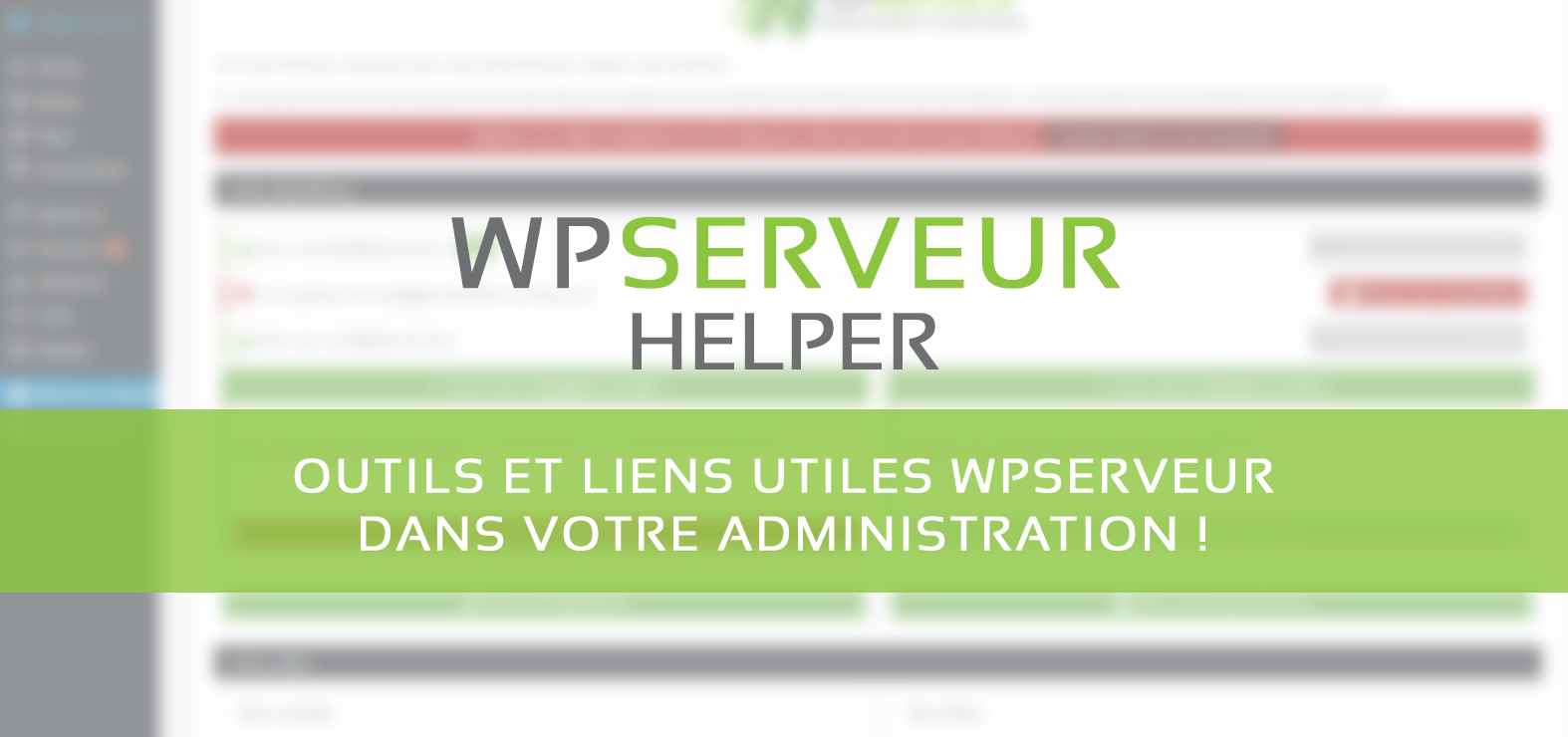 WPServeur-Helper Preview Wordpress Plugin - Rating, Reviews, Demo & Download